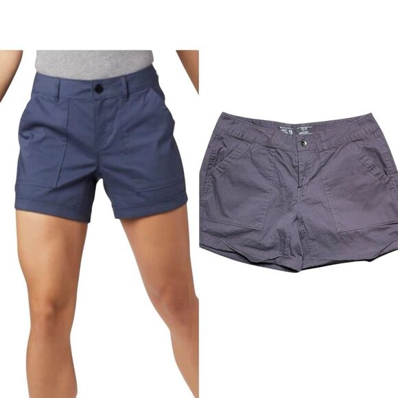MOUNTAIN HARDWEAR AP Short Dusty Purple Size 10 5" Inseam - Picture 1 of 5